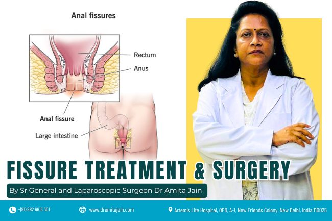 Dr Amita Jain best fissure surgeon and doctor